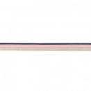 Paspelband - dreifarbig - sand/rosa/dunkelblau - 18 mm